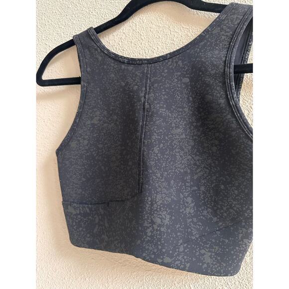 Lululemon Energetic Edge Cropped Tank 360 Reflectivity Size 4. Black - Picture 2 of 4